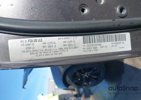 2017 Dodge Challenger R/T z USA, uszkodzony, nr VIN 2C3CDZBT2HH573989